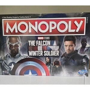 Marvel The Flacon‎ and the Winter Soldier Monopoly Board Game New Disney